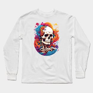 Rainbow Skeleton 2 Long Sleeve T-Shirt